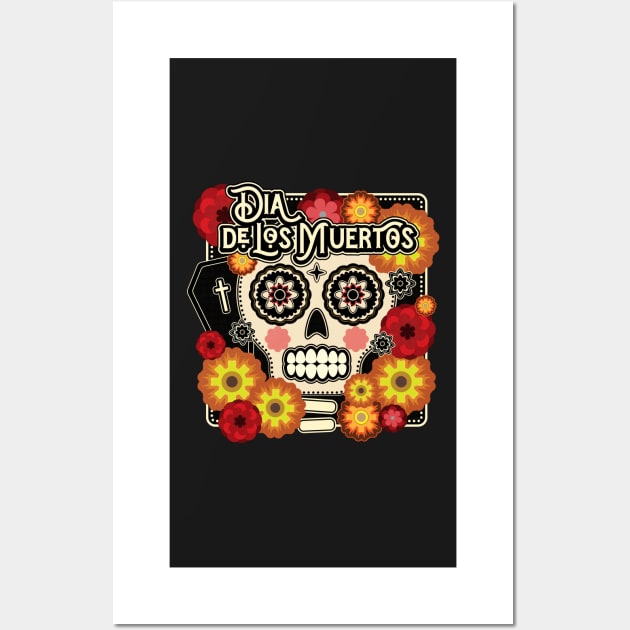 Dia de Los Muertos/Day of the Dead Wall Art by annapeachey